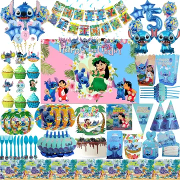 Lilo and Stitch Balloons Cartoon Character Birthday Stitch Party Decorations  Age Number Balloon Lilo and Stitch Birthday Party -  Denmark