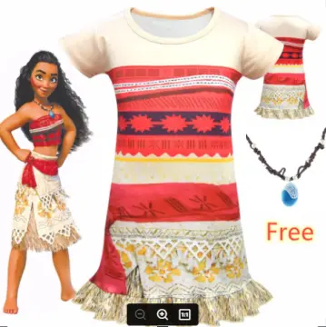 2023 crianças moana cosplay traje de halloween para meninas vaiana