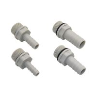 3/8 BSP Male Thread to 6/8/10/12mm Pipe Straight Connector Pagoda Type Connection Coupling Joint Plastic Pipe Fittings 1 Pc