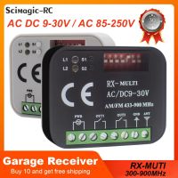 โรงรถประตูรีโมทคอนโทรล 2 CH Controller สำหรับ 433 868 MHz เครื่องส่งสัญญาณ RX Multi ความถี่ 300-900MHz-EDCNM SHOP