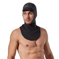 Wetsuit Dive Bib Hood 3mm Neoprene Stretch  for Water Sports in Cold Scuba Diving Cap Skin Neoprene face seal Swim Caps