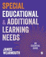 หนังสืออังกฤษใหม่ Special Educational and Additional Learning Needs : An Essential Guide [Paperback]