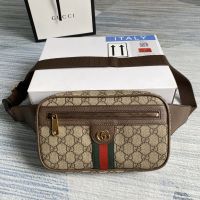 Gucci gg กระเป๋าคาดเอว OPHIDIA GG BELT BAG