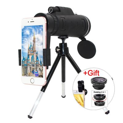 3In1 Lens Universal 40X60 Optical Glass Zoom Telescope Telephoto Mobile Phone Camera Lens For IPhone 11 Samsung Smartphones LensTH