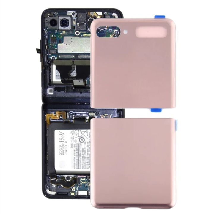 1pcs-back-plate-for-samsung-galaxy-z-flip-5g-sm-f707-battery-back-glass-cover-rear-door-housing-case-replacement