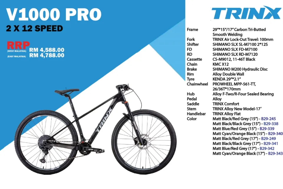 trinx carbon mtb 29er