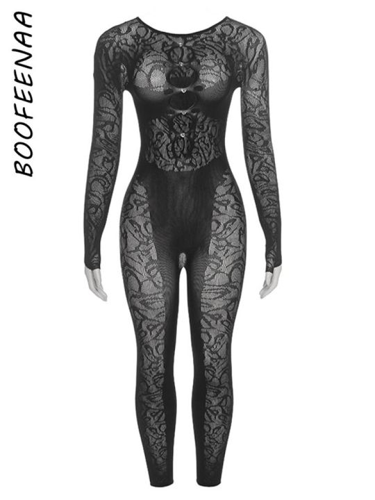 boofeenaa-ชุดจั๊มสูทตาข่ายบอดี้คอนชุดหนึ่งชิ้นแบบผ้าบางสำหรับสตรีชุดคลับชุด-baddie-เสื้อจั๊มสูทยืด-c87-bg10