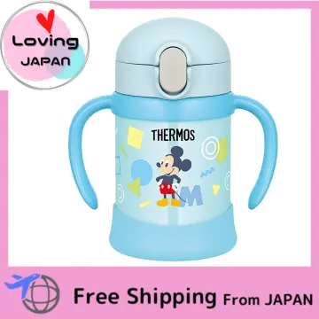 Thermos Bottle Baby Straw Mug Pink FHV-350