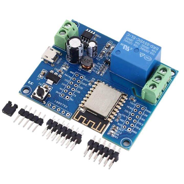 wifi-relay-controller-module-dc-5v-8v-80v-esp8266-wireless-controller-module-esp-12f-for-iot-smart-home-app