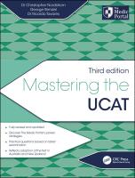 ใหม่หนังสืออังกฤษ Mastering the UCAT, Third Edition (Mastering) (3RD) [Paperback]