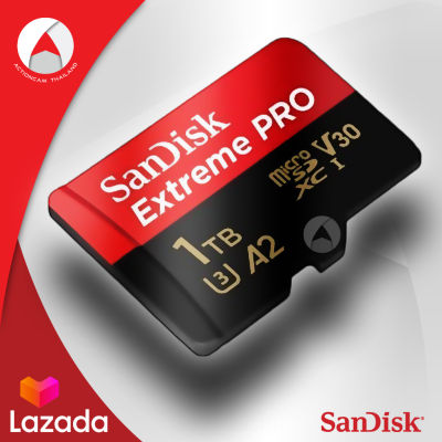 Sandisk Extreme Pro 1TB A2 Micro SD Card ความเร็ว อ่าน 170mb/s เขียน 90Mb/s (SDSQXCZ_1T00_GN6MA) แซนดิส เมมโมรี่ การ์ด ใส่ โทรศัพท์ มือถือ สมาร์ทโฟน แท็บเล็ต Mobile Android Action Camera กล้องแอคชั่น กล้องถ่ายภาพใต้น้ำ กล้องติดหมวก ถ่ายภาพ ถ่ายรูป Synnex