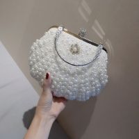 【YD】 Luxury Clutch 2023 Fashion Sided Beaded Ladies Evening Rhinestone Bridal Wedding