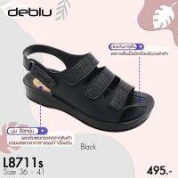 L8711s รองเท้าแตะ หญิง แบบสวม แบบหนีบ deblu เดอบลู นุ่มนิ่ม เพื่อสุขภาพ น้ำหนักเบา ของแท้ 100%