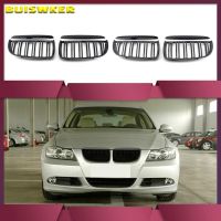 Gloss Black Car Front Bumper Grilles For BMW E90 E91 3 Series 323I 328I 335I 330I 325I 05-08 ABS Grille Racing Grill Accessories