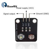 【✲High Quality✲】 ORQAQ9 MALL แสงไฟ Sensor Analog Grayscale Sensor แผงอิเล็กทรอนิกส์ตัวหาเส้นติดตามโมดูลสำหรับ Arduino Diy Kit