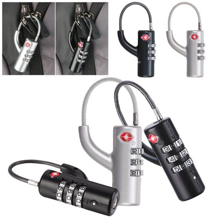 SEEDING AntiTheft Small Padlock Waterproof Portable TSA Customs Lock
