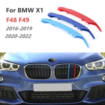 Car Front Grille Stripes Covers For BMW X1 U11 2023 Grid Strips