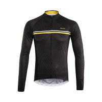 ARSUXEO Mens Cycling Jersey Tops Long Sleeve MTB Shirts Bicycle Clothing Mountain Bike Sportswear Cycling Clothes Quick Dry Z9