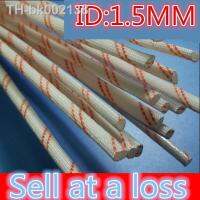 ✽❣﹍ 0.9Meter/lot YL440 1.5MM Diameter High Temperature Sleeve Alkali-free Glass Fiber Tube Power Cord Bushing Wire Casing
