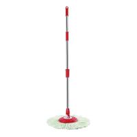 โปรโมชัน ไม้ม็อบไมโครไฟเบอร์กลม POWER GREEN MS1004 6 นิ้ว สีแดง MICROFIBER MOP ROUND SHAPE POWER GREEN MS1004 6" RED  ราคาถูก เก็บเงินปลายทาง