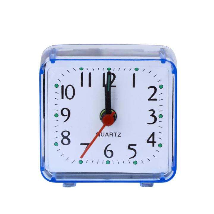 Hypo Household Mini Square Quartz Beep Alarm Clock Plastic Desk Table ...