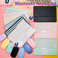 แป้นพิมพ์ภาษาไทย+ภาษาอังกฤษPortable 10Inch Wireless Mini Bluetooth3.0 Keyboard Touchpad พร้อมแป้นพิมพ์ Bluetooth สามารถใช้กับโทรศัพท์มือถือ / แท็บเล็ต / ทีวีของทุกยี่ห้อทุกยี่ห้อและทุกระบบ