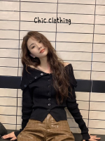 Chic Clothing เสื้อกันหนาว ผญ เสื้อแขนยาว เสื้อกันหนาว นุ่มนวล ทันสมัย ชิค สไตล์ WXF23000D8 41Z231008