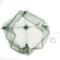 Athena Portable Foldable Fishing Net Fish Crab Minnow Shrimp Baits Cast Mesh Trap