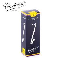 Original France Vandoren Bass Clarinet Traditional Reeds CR1225CR123 Strength 2.5# 3.0# Box of 5 piece