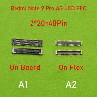 【✴COD✴】 tong0 2ชิ้นที่ชาร์จยูเอสบีที่ชาร์จ40 50ขาคอนเนคเตอร์ Fpc สำหรับ Xiaomi Redmi Note 9 Pro/ 4G 5G/Note9 Pro จอแสดงผล Lcd บนเมนบอร์ด