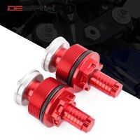 Front Shock Absorber Screw Cover Motor Preload Fork Cap Adjusters For Yamaha YZF R3 2015-2018 R3 ABS 2017-2018 R25 2013-2018