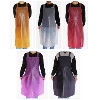 Waterproof and oil-proof apron thickened PVC acid and alkali resistant stone aquatic electroplating chemical factory fishery men Aprons