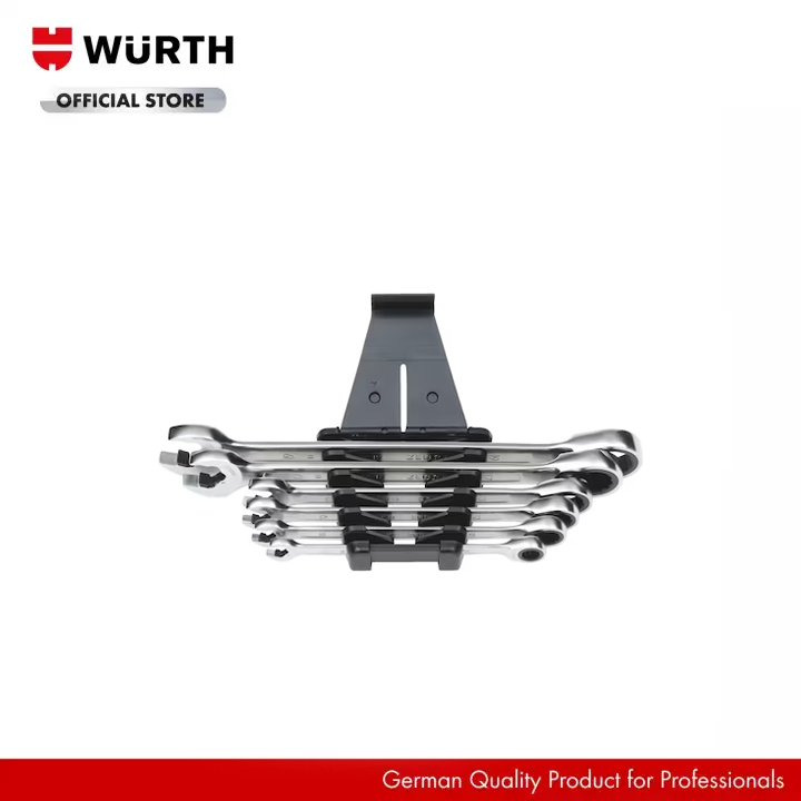 Wurth Dual Ratchet Combination Wrench Assortment, 6PCS Lazada