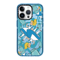 KIKI Original Glitter CASE.TIFY Cute Phone Case for iphone 14 14Pro 14ProMax 11 12 13promax Creative Cartoon Alice in Wonderland doodle pattern Shock-proof soft case High quality air cushion protection Official New Design White Pink Blue