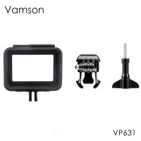 【❐】 hgrcex เคสกรอบกันกระแทก Vamson Hero7กล้องแอคชั่นแคมเมราสำหรับ Go Pro 6 5สีดำ7สีเงิน/สีขาว VP631ติดฐานรองเค้ก