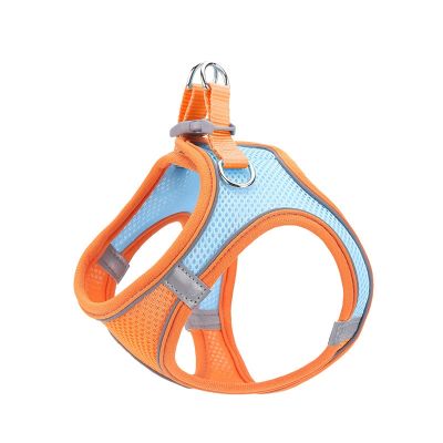 Dog Harness Breathable Puppy Harness And Leash Set Reflective Cat Vest Harness For Small Medium Dogs Accessories Dog Collars