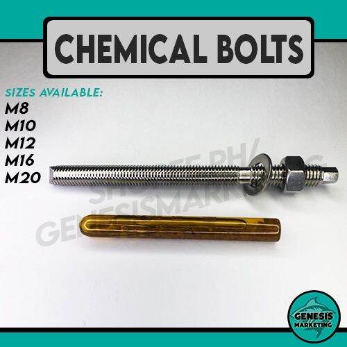 20mm Chemical Bolts SET / Chemical Anchoring / Chemical Anchor Bolts / Chemical Fixings Lazada PH