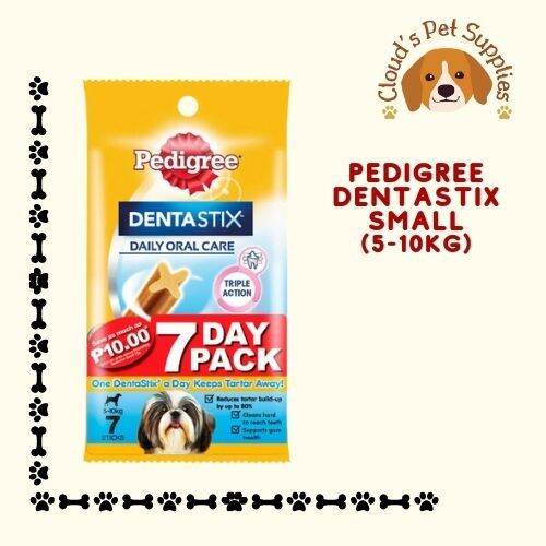 Pedigree DentaStix Weekly Pack for Adult Small Breed Dogs 5-10kg 110g ...