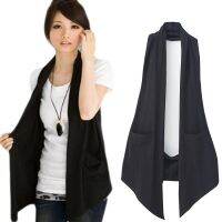 New Spring 2021 Womens All-match Slim Black Colete Vest Women Casual Waistcoat Vests Ladies Fashion Clothing M-4XL