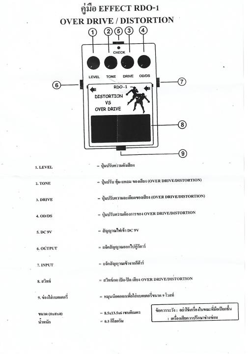 rock-เอฟเฟคกีต้าร์-guitar-effect-รุ่น-rdo-1-distortion-overdrive