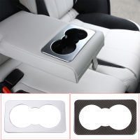 For Land Rover Range Rover Velar 2017-18 ABS Chrome Car Interior Rear Seat Water Cup Holder Frame Covers Trim Decorative Sticker