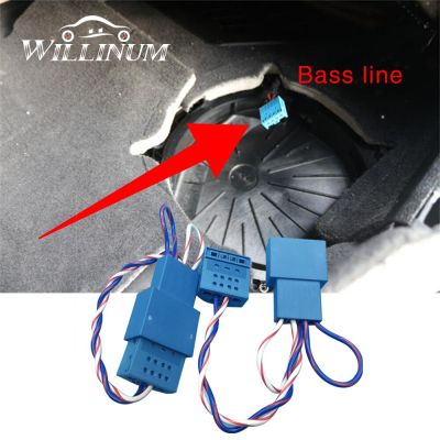 Car subwoofer Wiring fit for BMW F10 F11 F07 F20 F30 F32 F25 G30 speaker adapter horn harness bass low range line cable