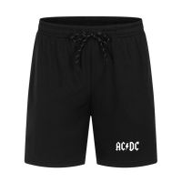 HOT★AC DC Mens กางเกงขาสั้นฤดูร้อน Sweatpants Jogging กีฬาฟิตเนสสั้นกางเกงขาสั้นกางเกงขาสั้นกางเกงขาสั้นผู้ชายกางเกงยิมชายออกกำลังกาย Sportpants