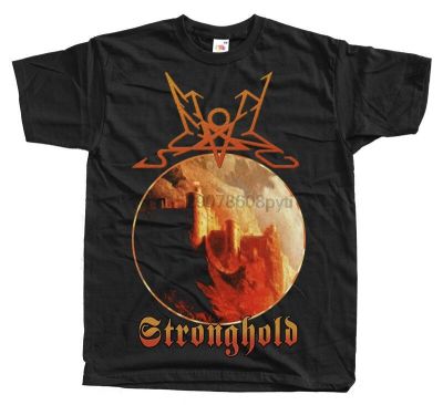 Summoning Stronghold T Shirt S Black Metal Black 100% Cotton Hip Hop Novelty T Shirts Menclothing 2019 Large Size XS-4XL-5XL-6XL