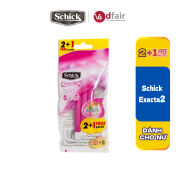 Vỉ 2 Tặng 1 Dao Cạo Cho Nữ Schick Exacta2 2+1S _ Dùng 1 Lần