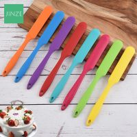 L-Sweet Long Handle Food Grade Silicone Non Stick Cream Spatula Pastry Scraper Baking Tools