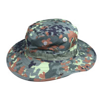 German Flecktarn Tactical Boonie Hat Hunting Accessories Bucket Chapeaux Mens Panama Hats