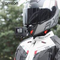 Vamson วงเล็บยึดอุปกรณ์เสริมสำหรับ Gopro มอเตอร์ไซค์,สำหรับ Gopro 11 10 9 8สำหรับ Insta360 X3เดียวพร้อมที่โฟมหุ้มกระจกบังลม