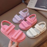 Fashion Solid Color Girls Open-toe Sandals Soft Leather Soft Sole Comfortable Anti-slippery Kids Shoes 3-16 Years Old T23N06PP-143