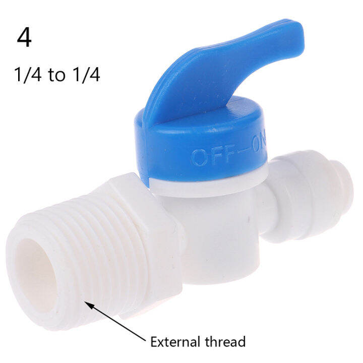 [Undistracted] 1/4" ball valve inline tap quick connect push fit ro water reverse osmosis